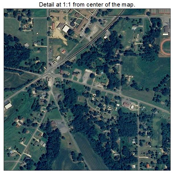 Douglas, Alabama aerial imagery detail