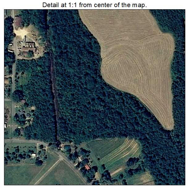 Dutton, Alabama aerial imagery detail