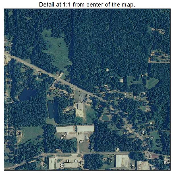 Eclectic, Alabama aerial imagery detail