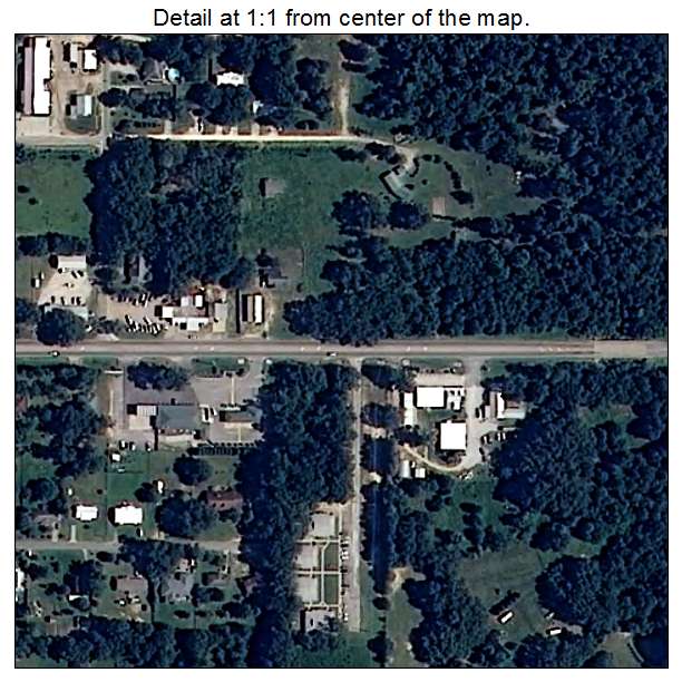 Elberta, Alabama aerial imagery detail