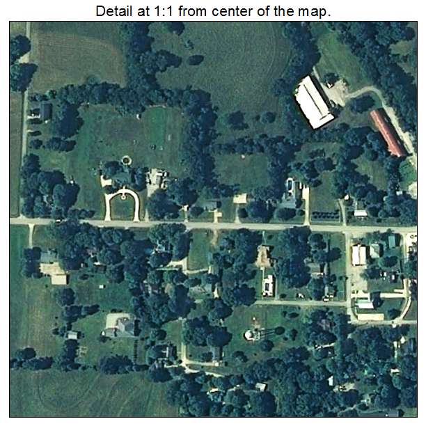 Elkmont, Alabama aerial imagery detail