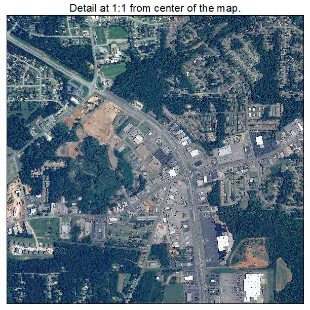 Enterprise, Alabama aerial imagery detail