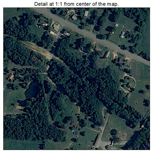 Ethelsville, Alabama aerial imagery detail