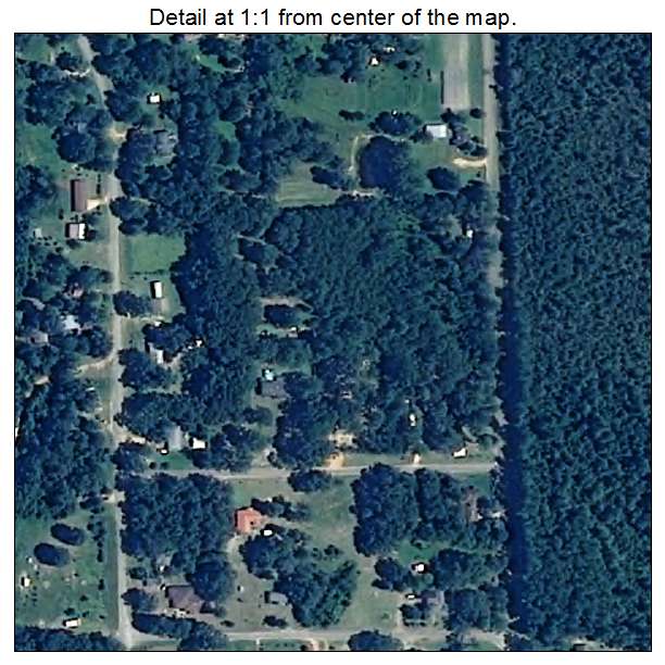 Eunola, Alabama aerial imagery detail