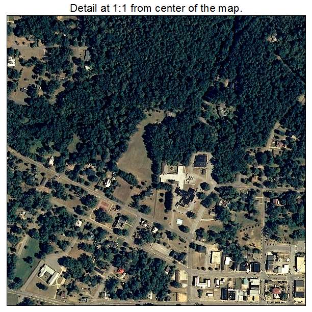 Eutaw, Alabama aerial imagery detail