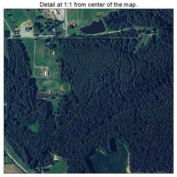 Eva, Alabama aerial imagery detail