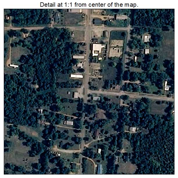 Faunsdale, Alabama aerial imagery detail