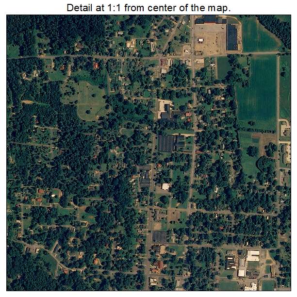 Fayette, Alabama aerial imagery detail