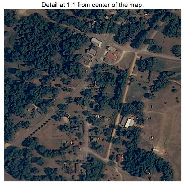 Five Points, Alabama aerial imagery detail