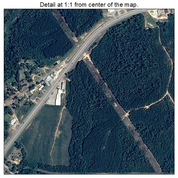 Flomaton, Alabama aerial imagery detail