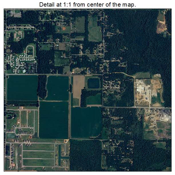 Foley, Alabama aerial imagery detail