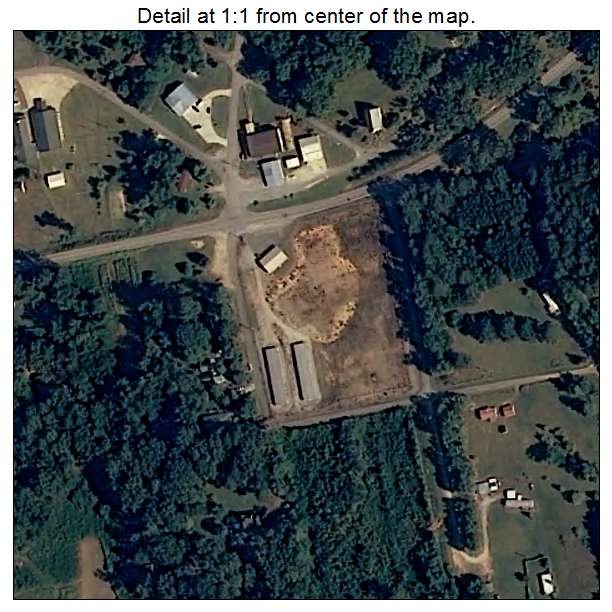 Fruithurst, Alabama aerial imagery detail