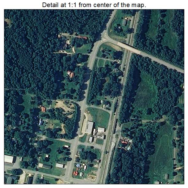 Garden City, Alabama aerial imagery detail