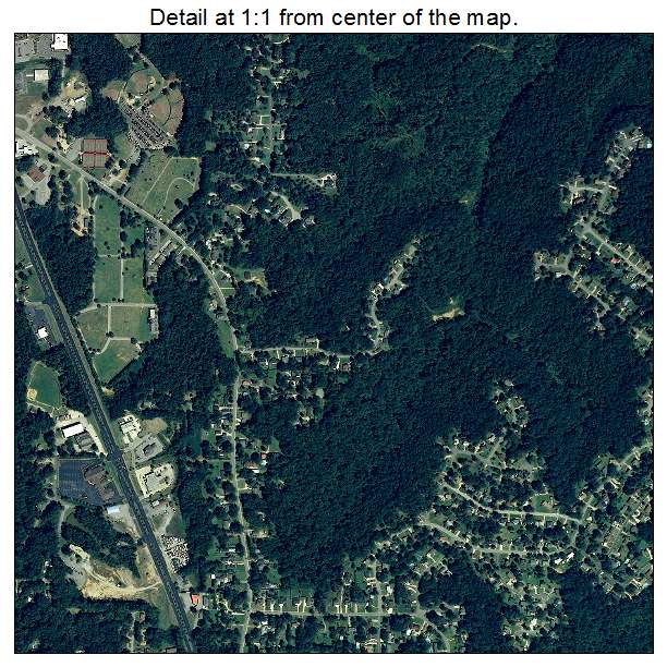 Gardendale, Alabama aerial imagery detail