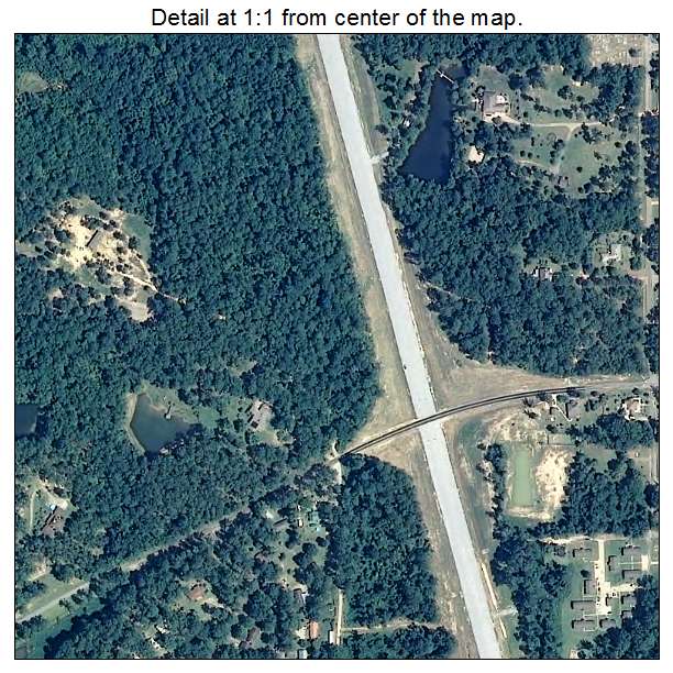 Georgiana, Alabama aerial imagery detail
