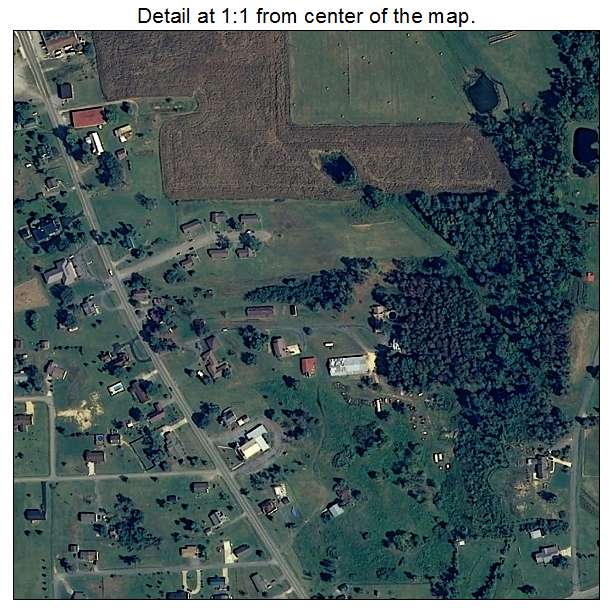 Geraldine, Alabama aerial imagery detail