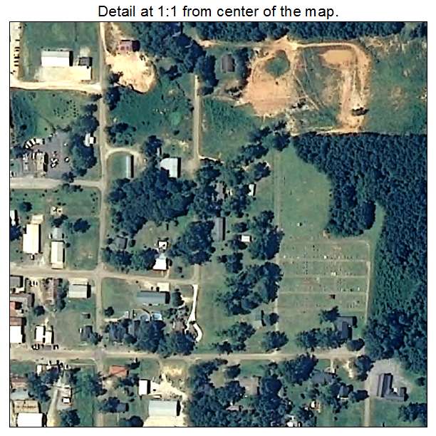 Gilbertown, Alabama aerial imagery detail
