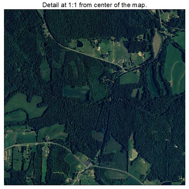 Glen Allen, Alabama aerial imagery detail