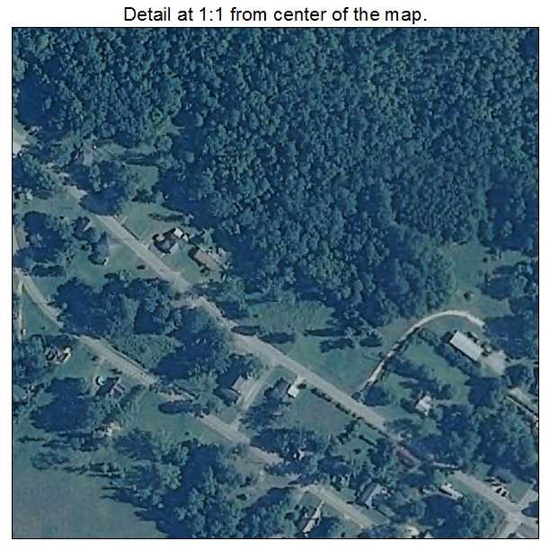Glenwood, Alabama aerial imagery detail