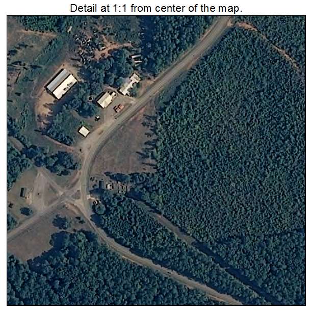 Goldville, Alabama aerial imagery detail