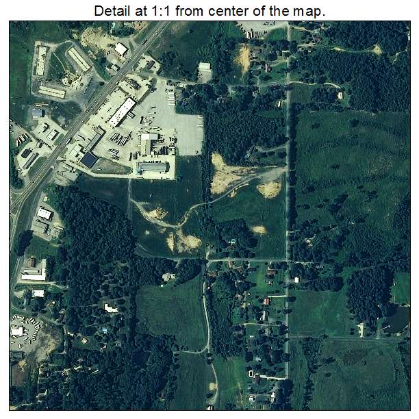 Good Hope, Alabama aerial imagery detail