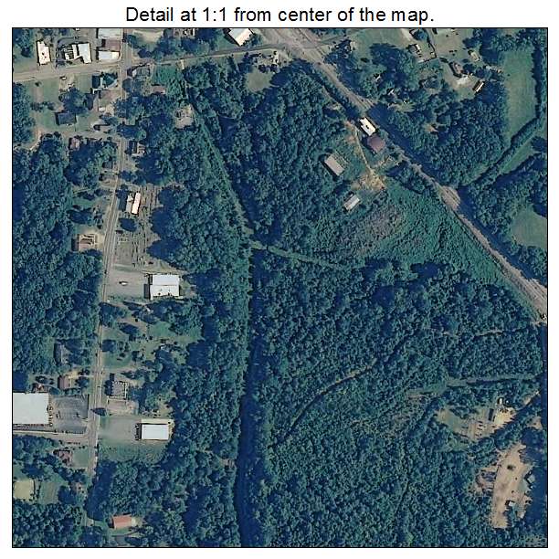 Goodwater, Alabama aerial imagery detail