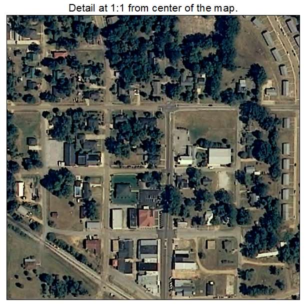 Gordo, Alabama aerial imagery detail