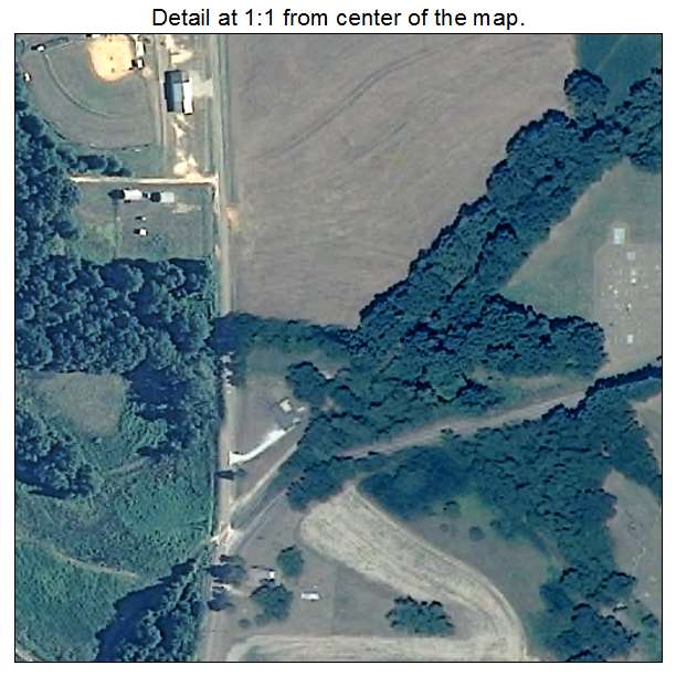 Goshen, Alabama aerial imagery detail