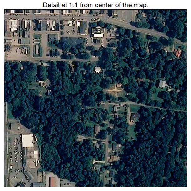 Greensboro, Alabama aerial imagery detail