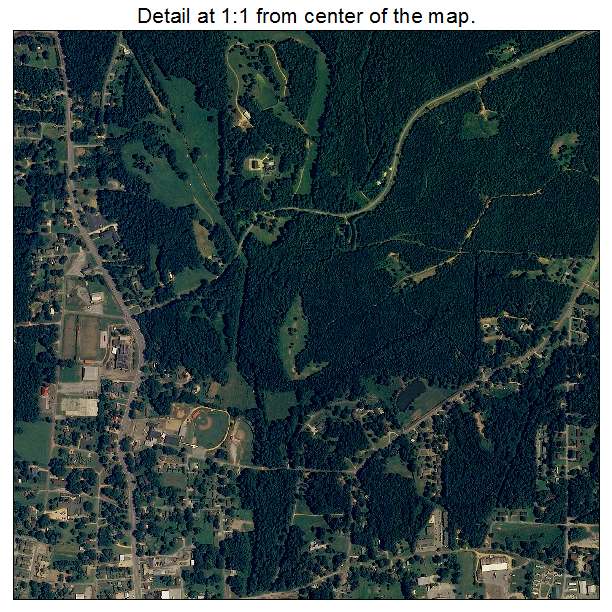 Guin, Alabama aerial imagery detail