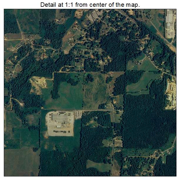 Hackleburg, Alabama aerial imagery detail