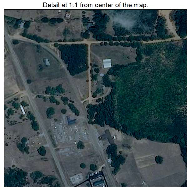 Haleburg, Alabama aerial imagery detail