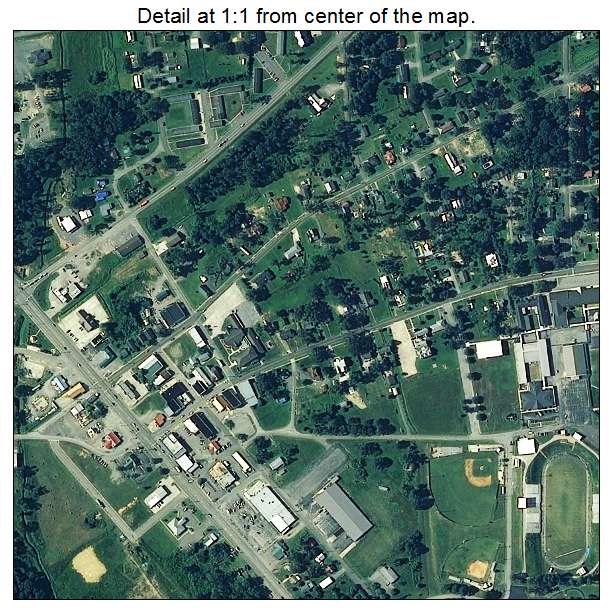 Hanceville, Alabama aerial imagery detail