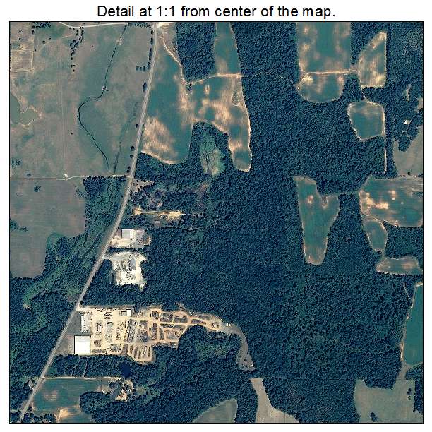 Harpersville, Alabama aerial imagery detail