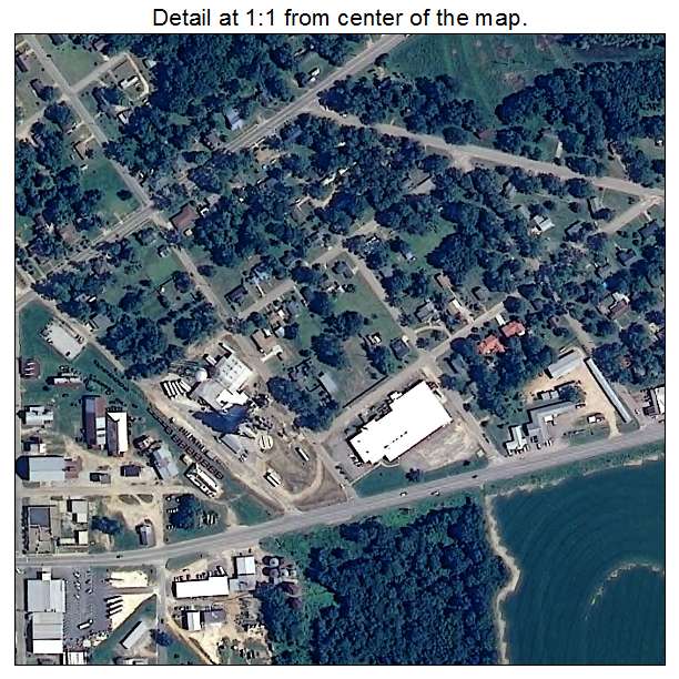 Hartford, Alabama aerial imagery detail