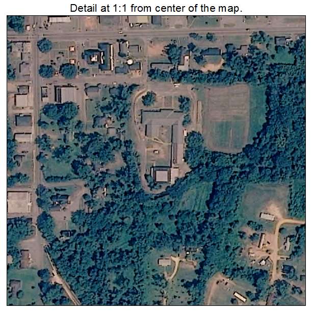 Hayneville, Alabama aerial imagery detail