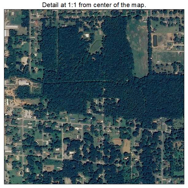 Hazel Green, Alabama aerial imagery detail