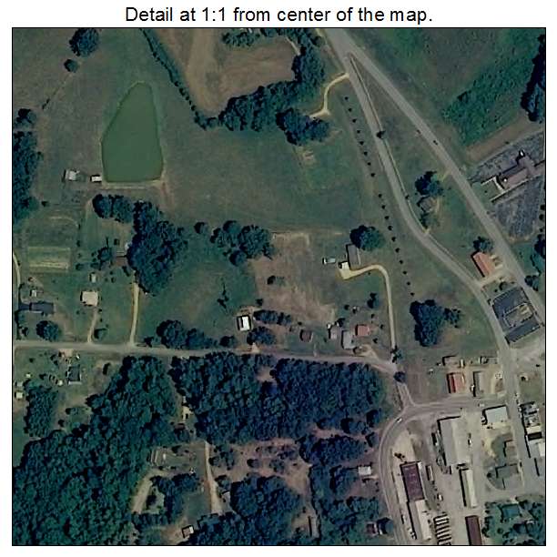 Hodges, Alabama aerial imagery detail