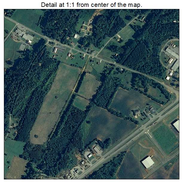 Hollywood, Alabama aerial imagery detail