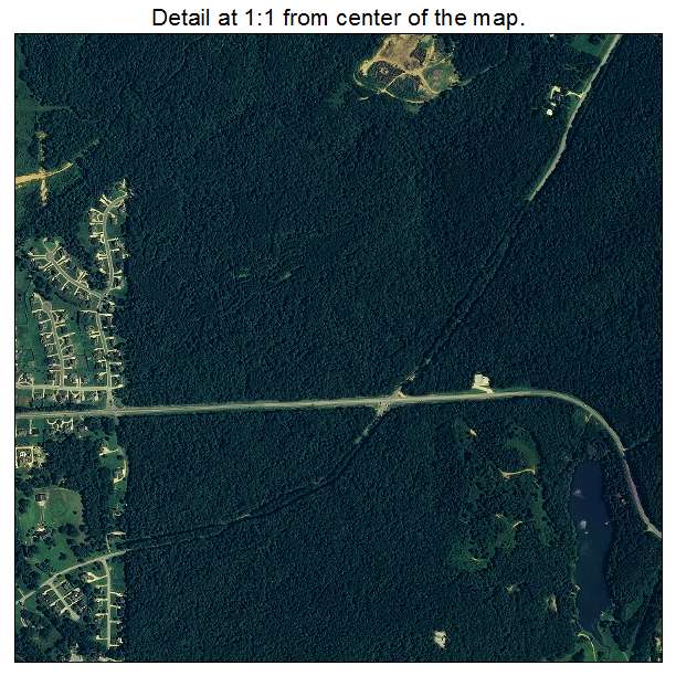 Hueytown, Alabama aerial imagery detail