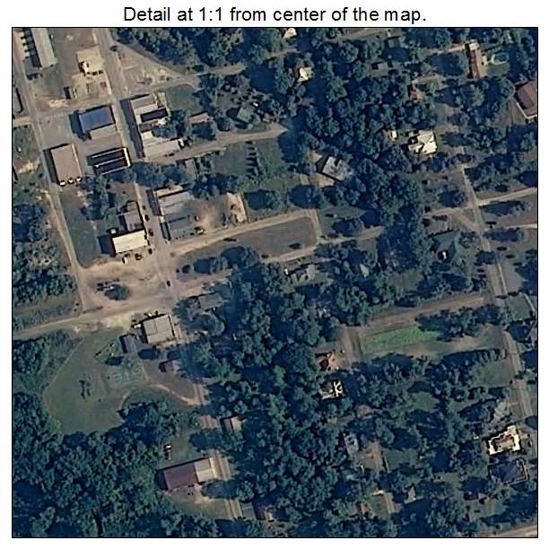 Hurtsboro, Alabama aerial imagery detail