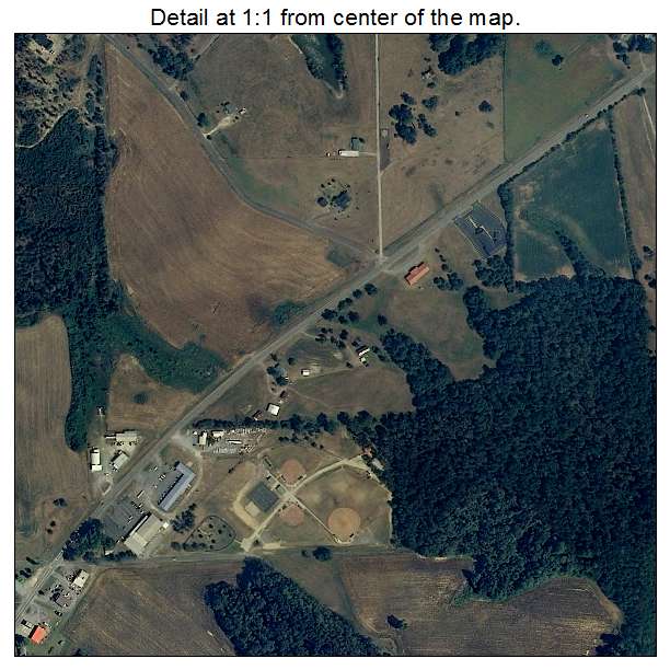 Ider, Alabama aerial imagery detail