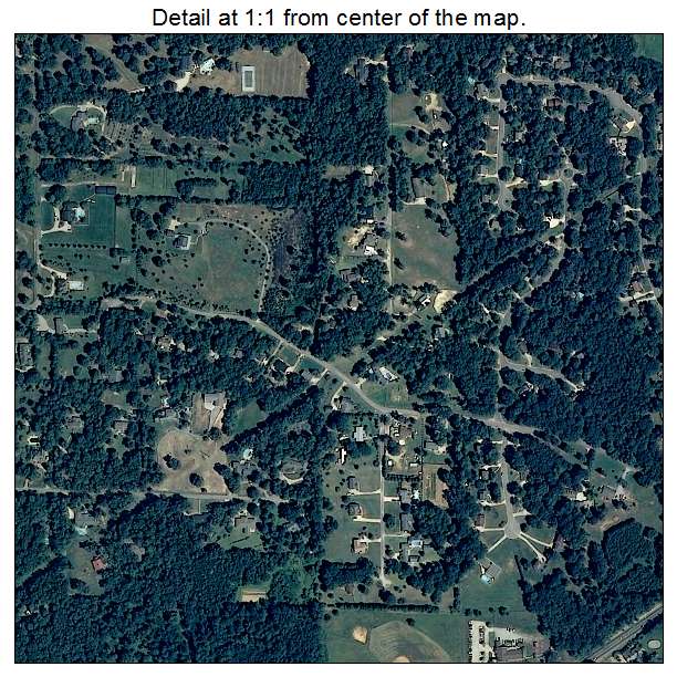 Indian Springs Village, Alabama aerial imagery detail