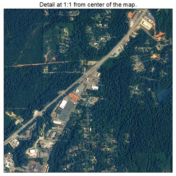 Jackson, Alabama aerial imagery detail
