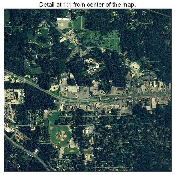Jasper, Alabama aerial imagery detail
