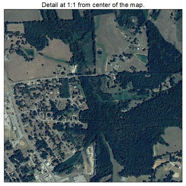 Jemison, Alabama aerial imagery detail