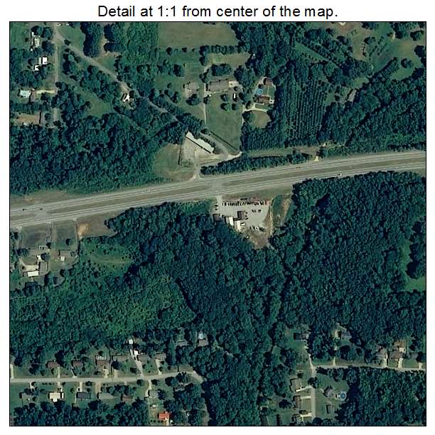 Killen, Alabama aerial imagery detail