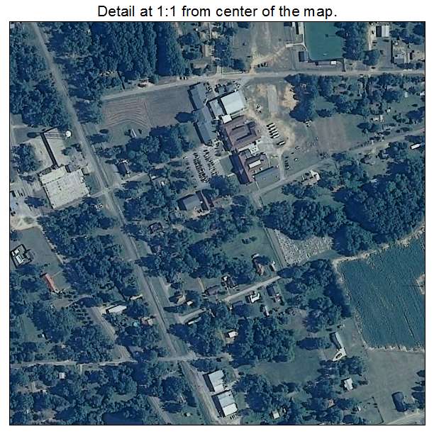 Kinston, Alabama aerial imagery detail