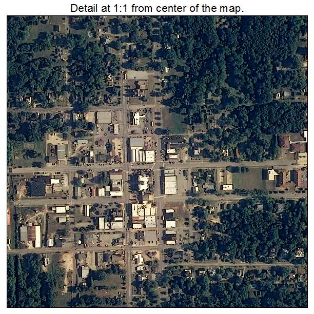 La Fayette, Alabama aerial imagery detail