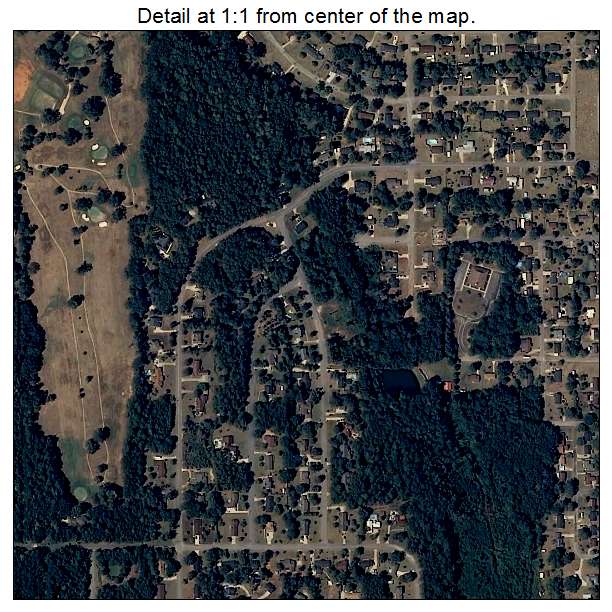 Lanett, Alabama aerial imagery detail